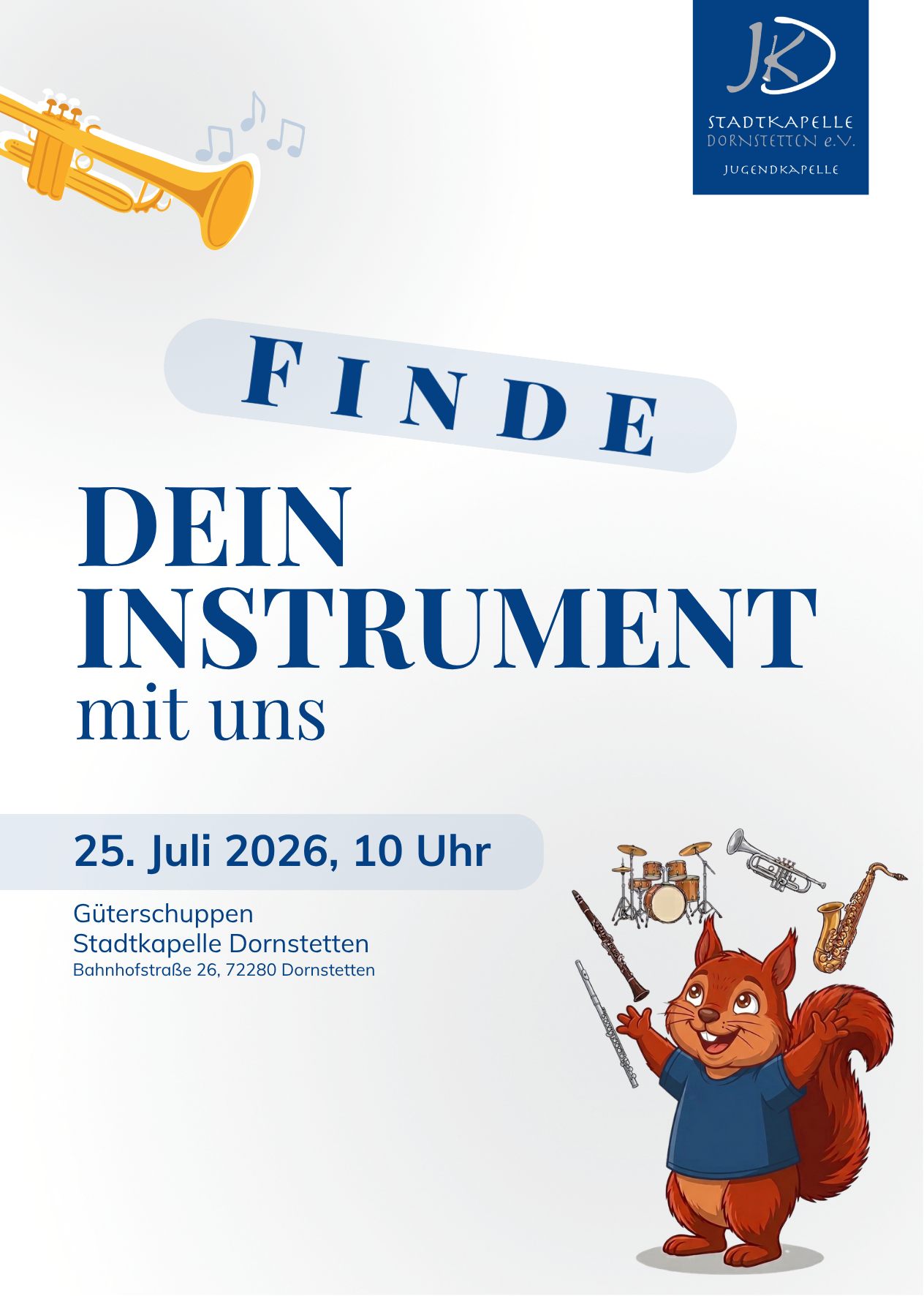 Finde dein Instrument bei unserer Instrumentenvorstellung