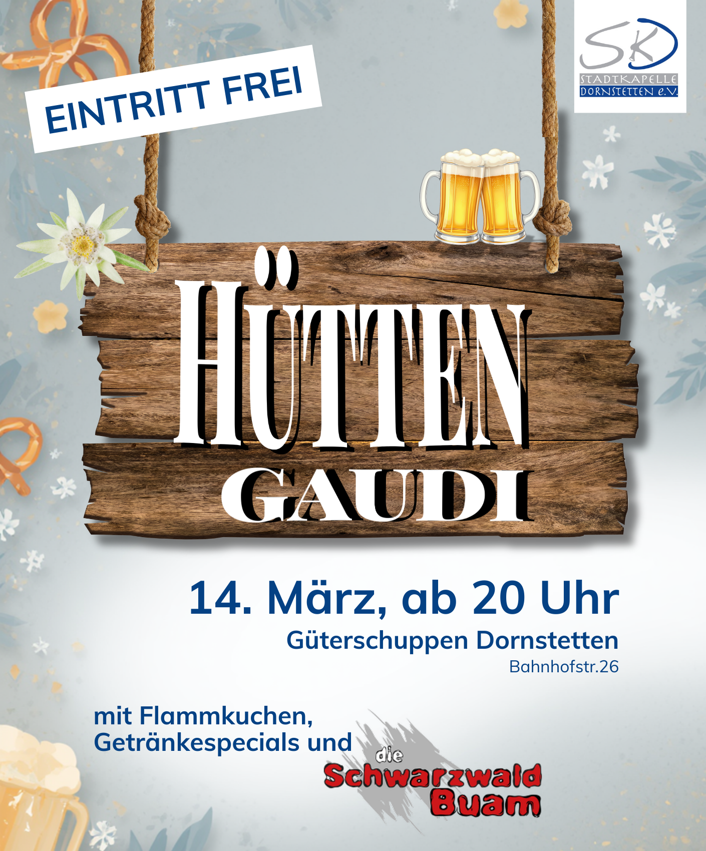 O’zapft is im Güterschuppen